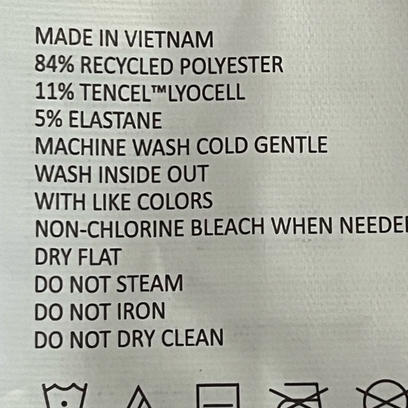 Prana Poly Jungle Willow Pink Marble Short Sleeve Top S / M Oversized - Picture 7 of 8